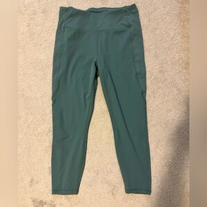 Reebok Teal Green Performance Leggings